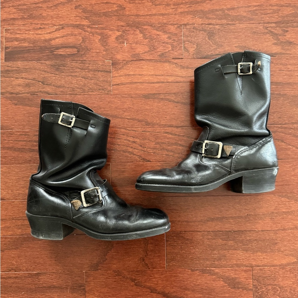 Junya Watanabe Black Leather Boots